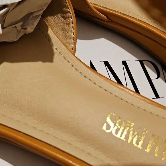 Dream Pairs Pointed Toe Tan Ankle Strap Shoes - Picture 8 of 11